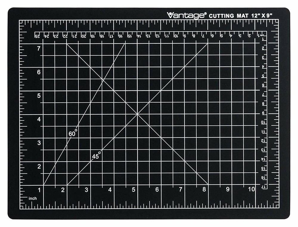 Hobbytrayz Replacement Insert-Dahle 12x9 Vantage Cutting Mat-Black #10670