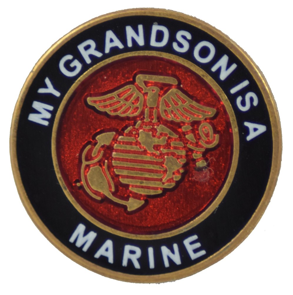 USMC GRANDSON HAT PIN