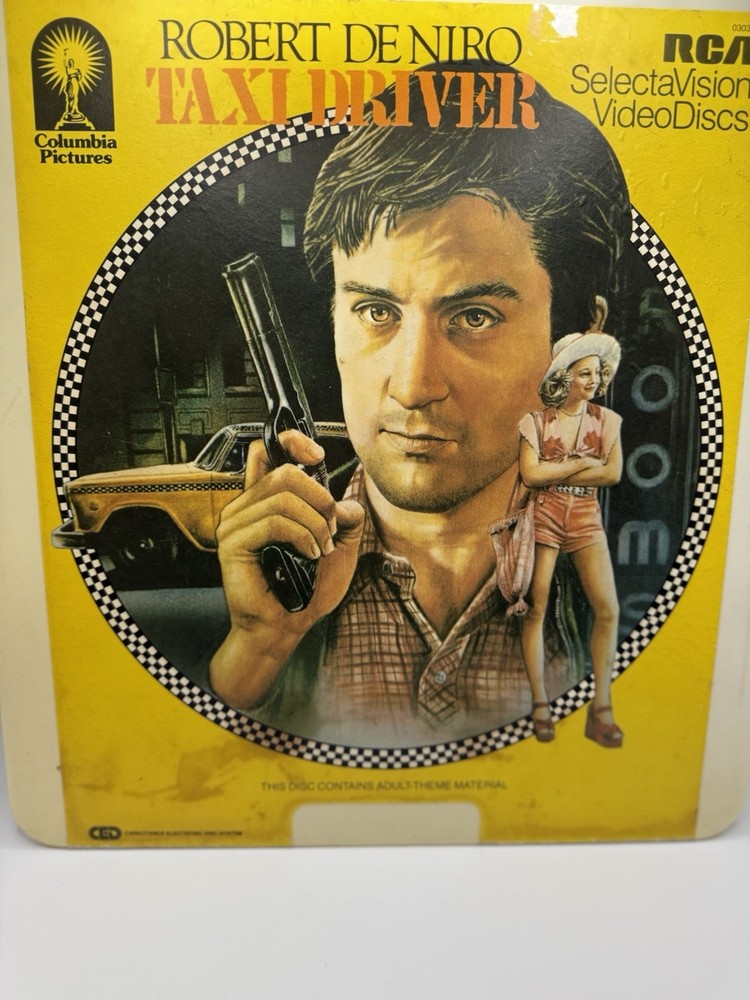 Taxi Driver CED Capacitance Electronic Disc 1982 Used Untested