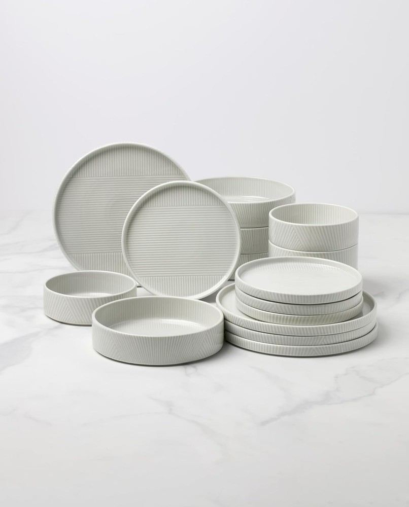 Lenox Modulus 16-Piece Dinnerware Set, Vapor
