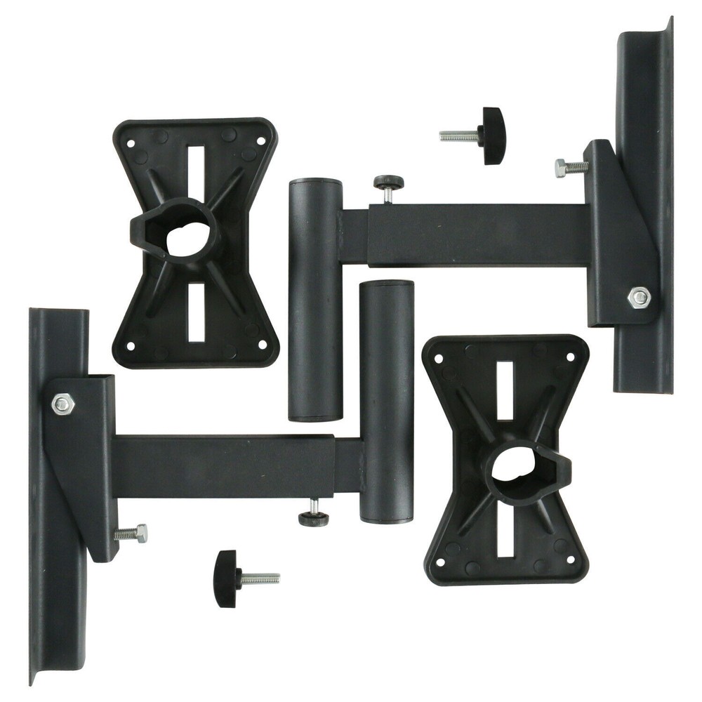 2 Pack Speaker Wall Mount 66 Lbs Universal Bookshelf Speaker Mounting Bracket