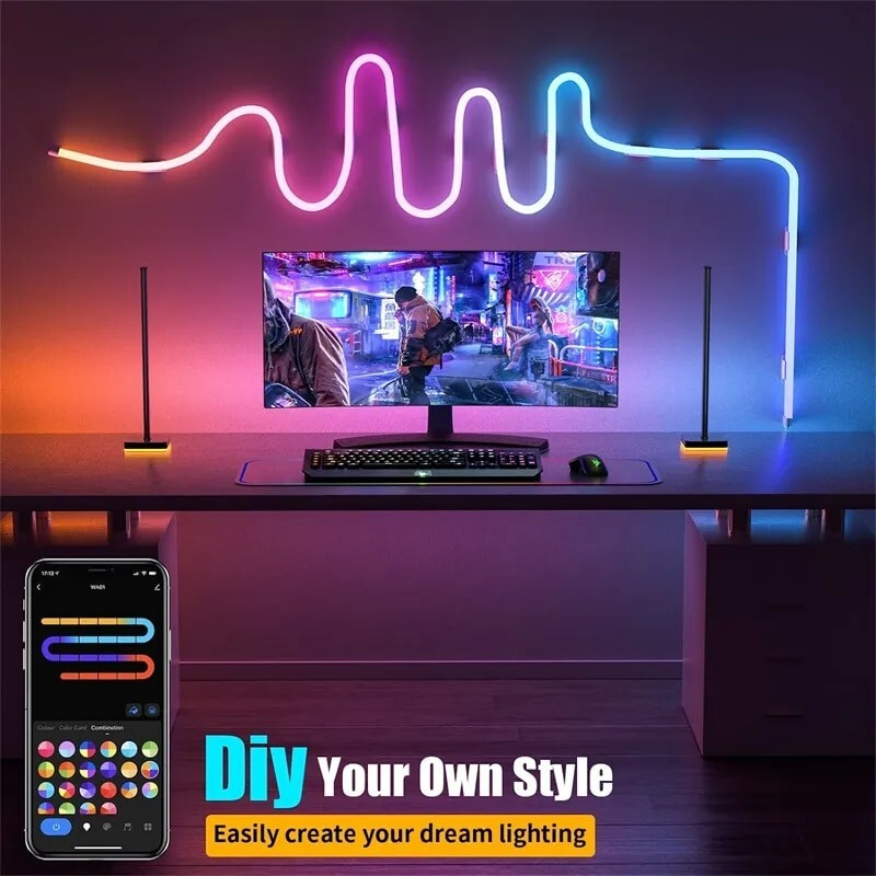 RGBIC Neon Rope Light with Music Sync