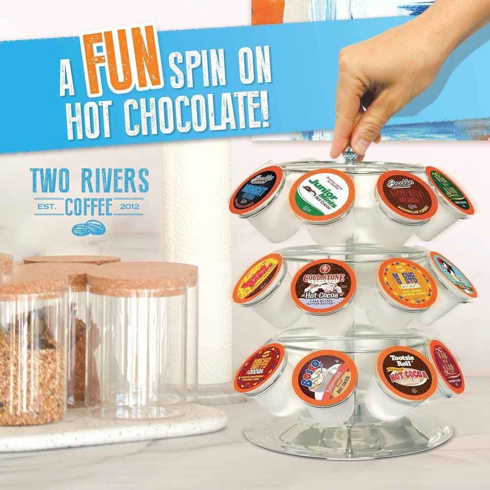 Assorted Hot Chocolate Pods Sampler Pack, 2.0 Keurig, 40 Ct