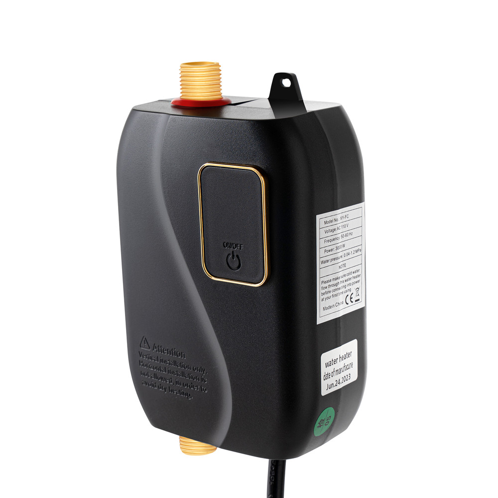 Electric Water Heater Small Instant Hot Water Heater Under Sink Plug in Tankless