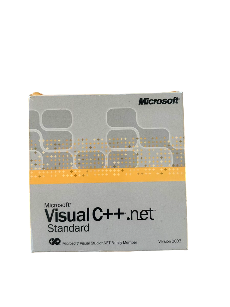 Microsoft Visual C++ .NET Standard Version 2003 7 Discs with Product Key