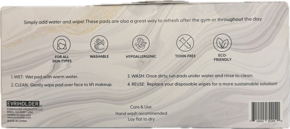 Reusable Makeup Removing Pads
