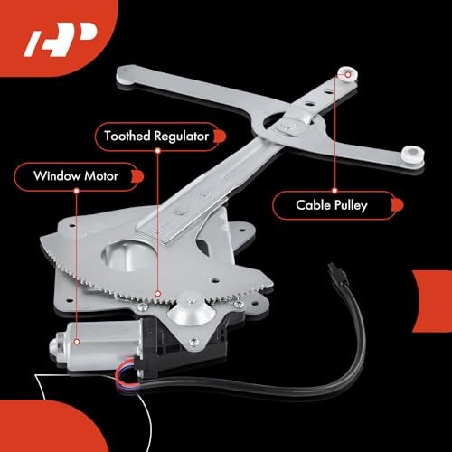 Power Window Regulator with Motor Compatible with Front Passenger Side