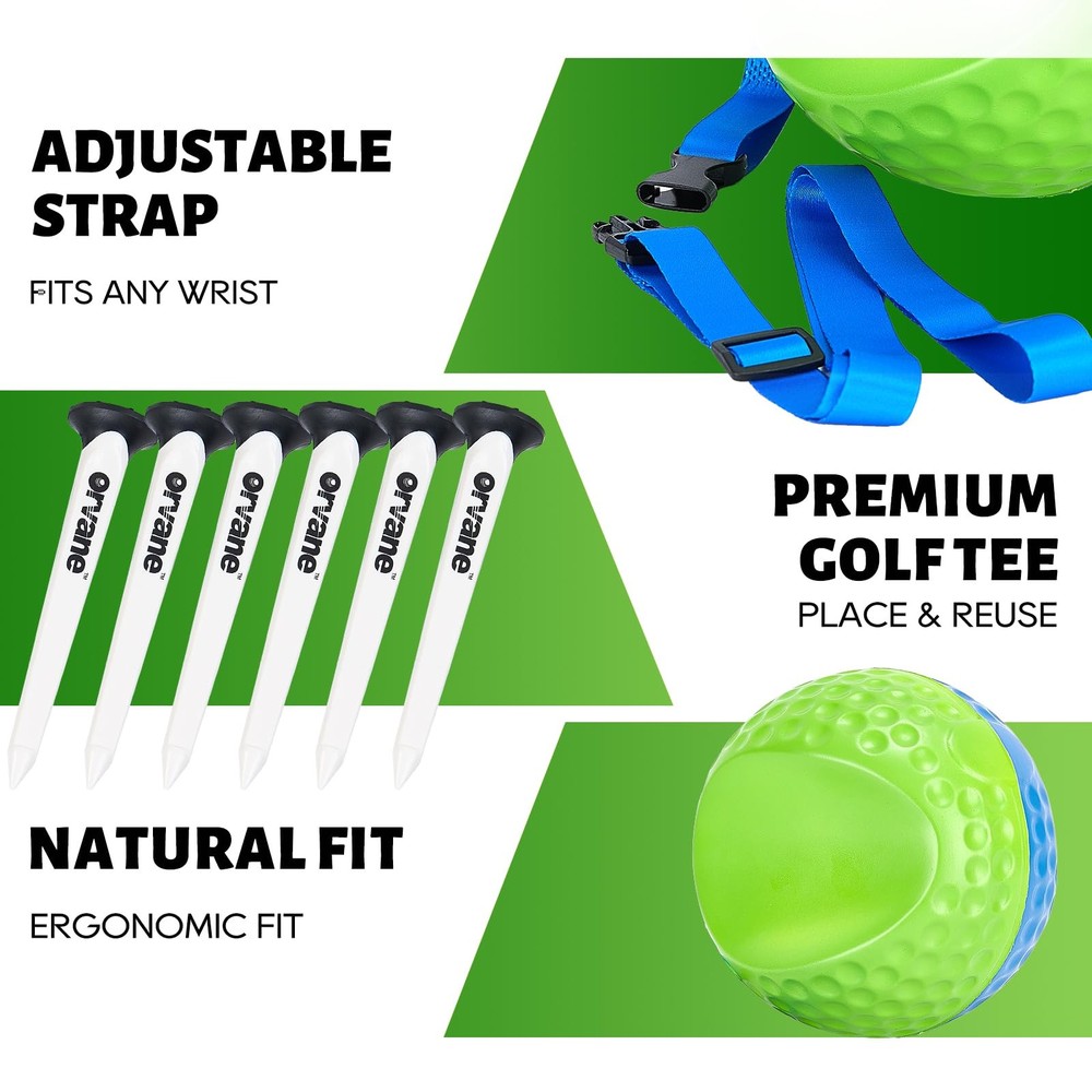 Golf Training Aid Ball – Forearm Connection Swing Trainer for Consistent, Pre...