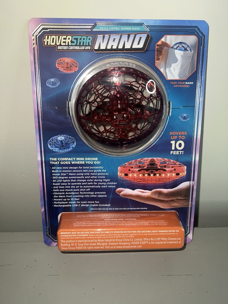 Hover Star Nano Motion Controlled UFO Toy