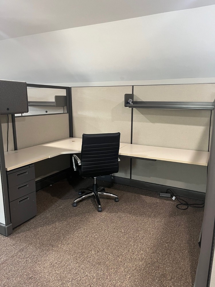 Three Office cubicals