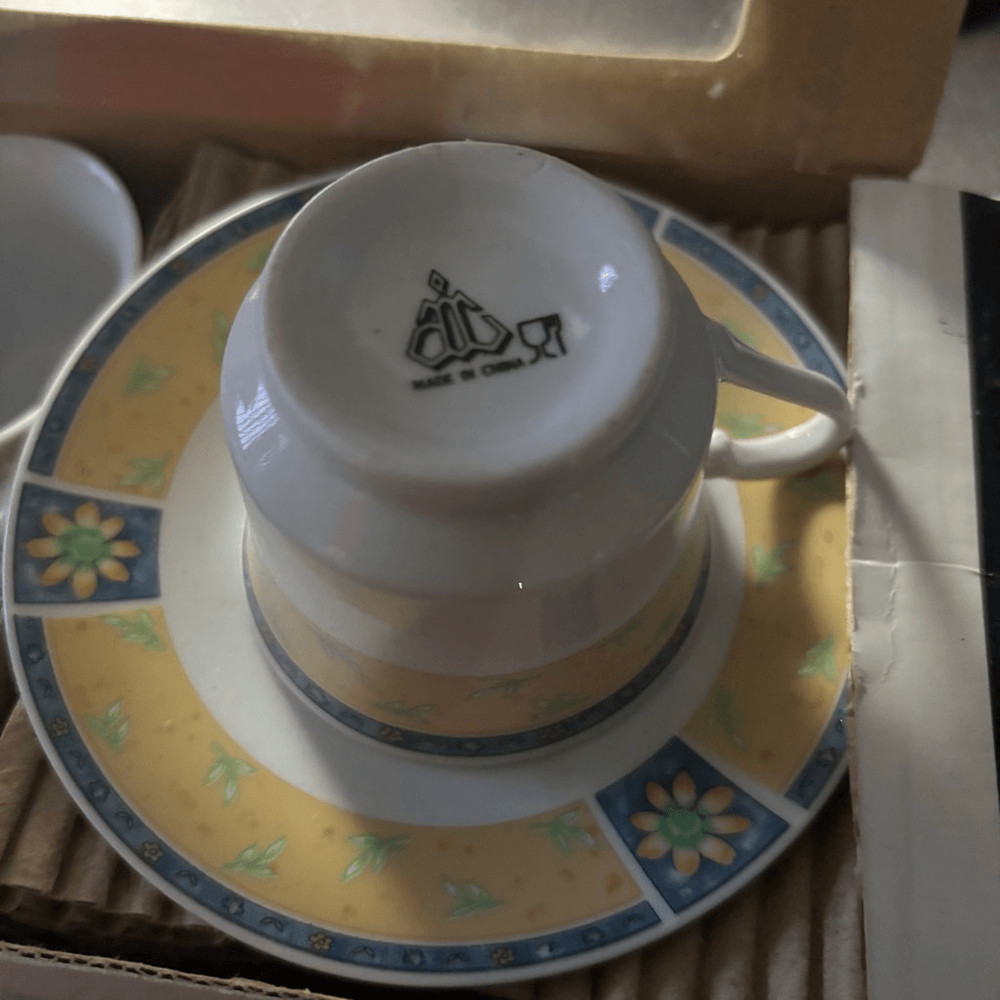 12 Piece Porcelain Coffee Set