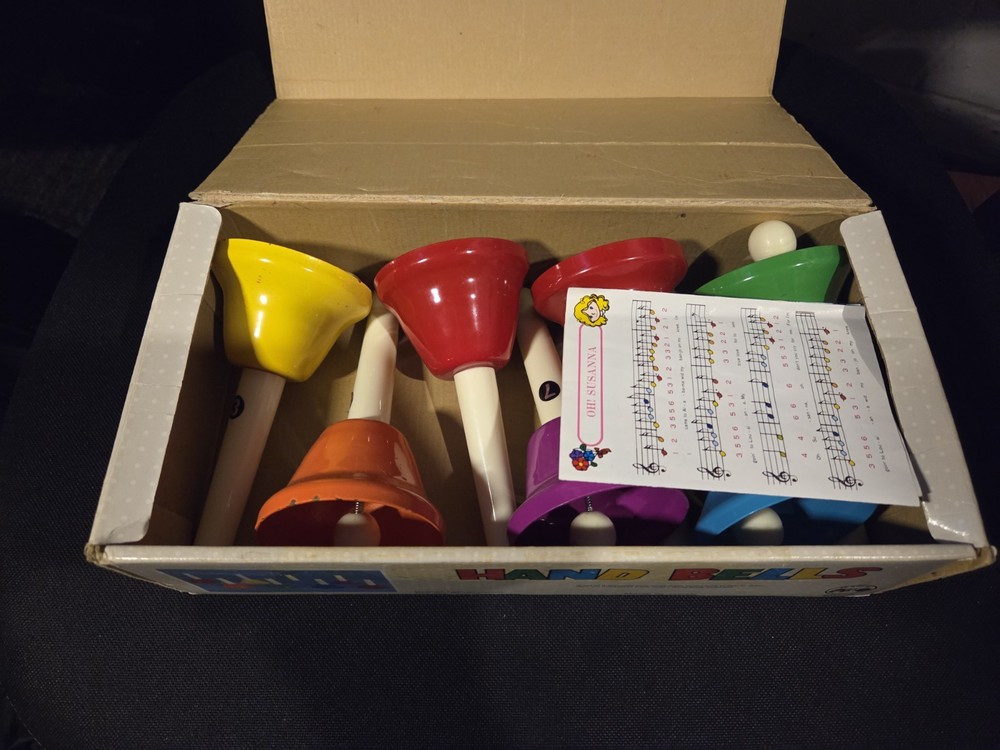 MARVEL EDUCATION HAND BELLS ACCURATE TONE BELLS (Missing One Bell)