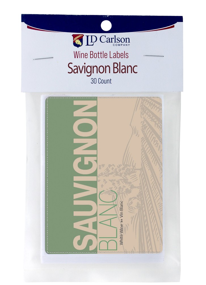 Sauvignon Blanc Self Adhesive Wine Labels 30 count
