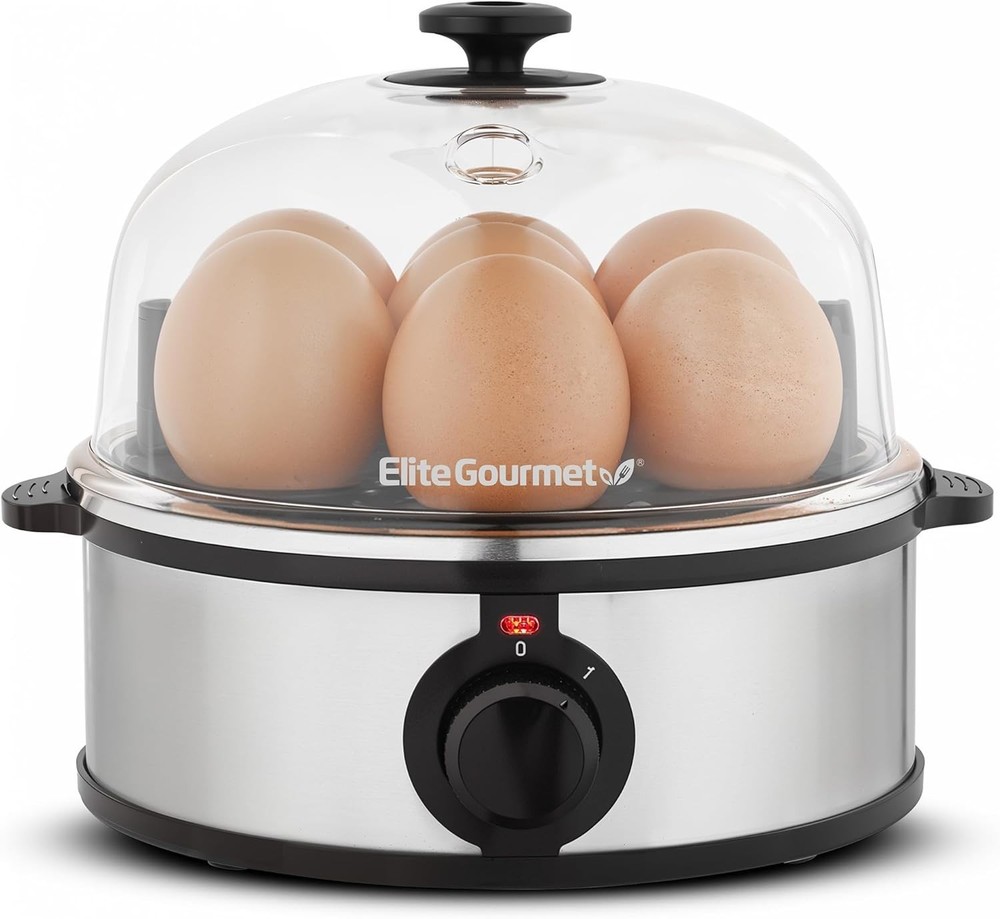 EGC115B Easy Egg Cooker Electric 7-Egg Capacity Soft Medium Hard-Boiled Egg