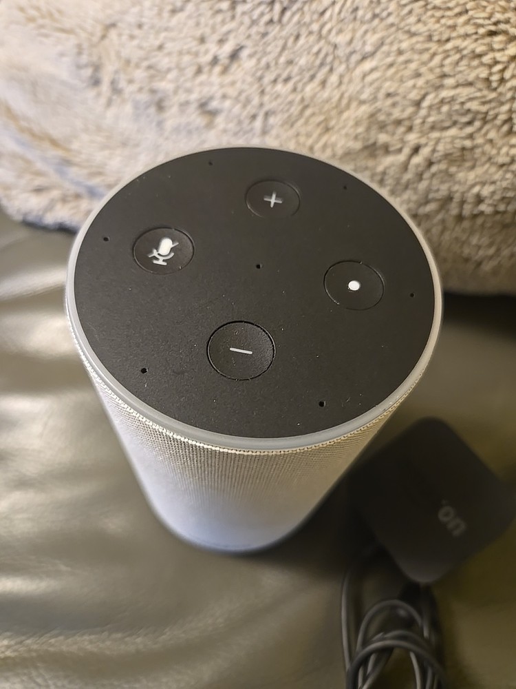 Amazon Echo (2nd Generation) Smart Assistant - Sandstone Fabric