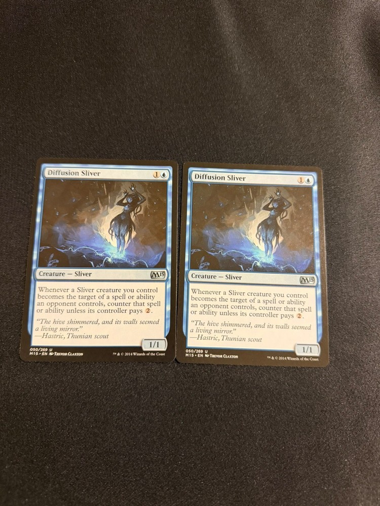 x2 Diffusion Sliver [Core Set 2015] 2x Magic MTG Cards LP