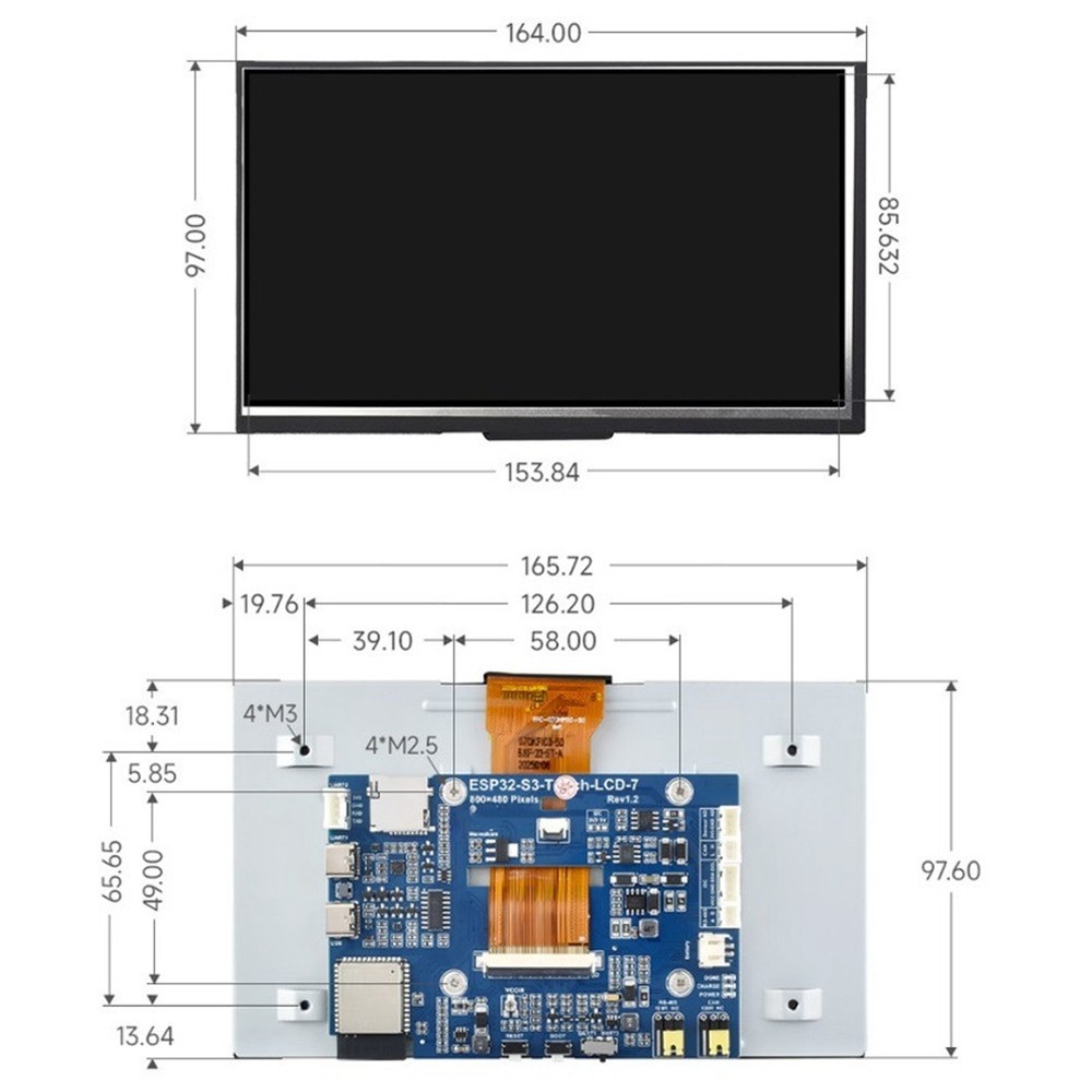 - Development Board - WiFi - Bluetooth Display J9Q65770