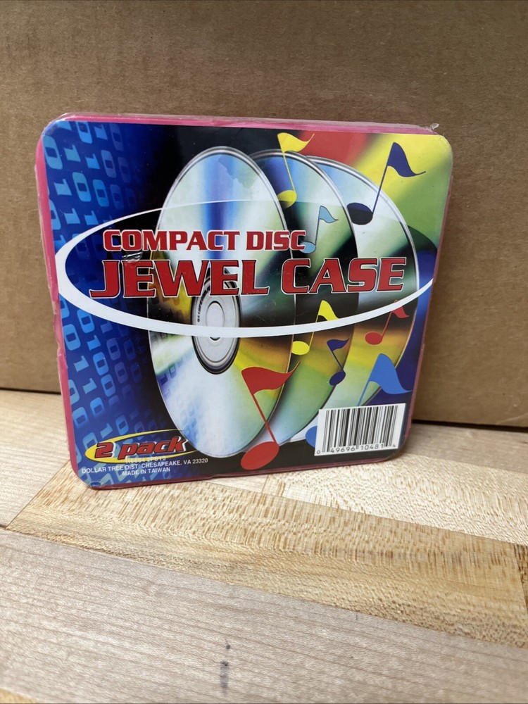 Compact Disc Jewel Case 2pack. Sealed B1