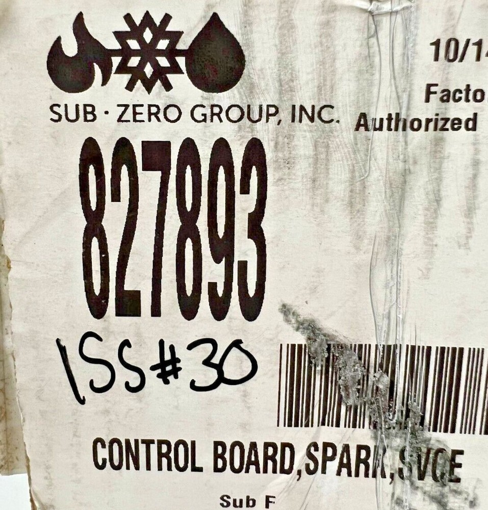 Genuine OEM Sub Zero Control Board Spark 827893