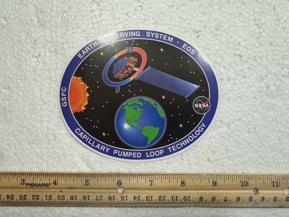 Vintage NASA Sticker- Earth Observing System