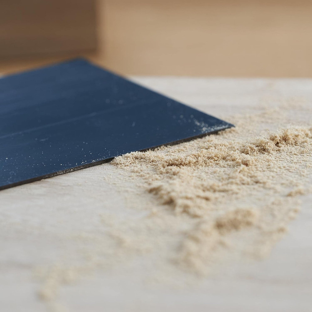 Cabinet Scraper Burnisher with 4 Piece Multi-Shaped Scraper Set 2 Rectangle 1 Cu