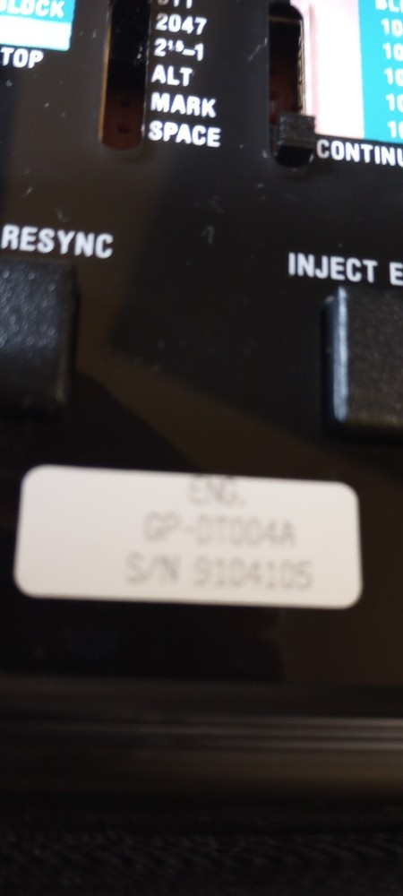 BLACK BOX V.35 BERT TEST ERROR RATE TEST with LEATHER CASE