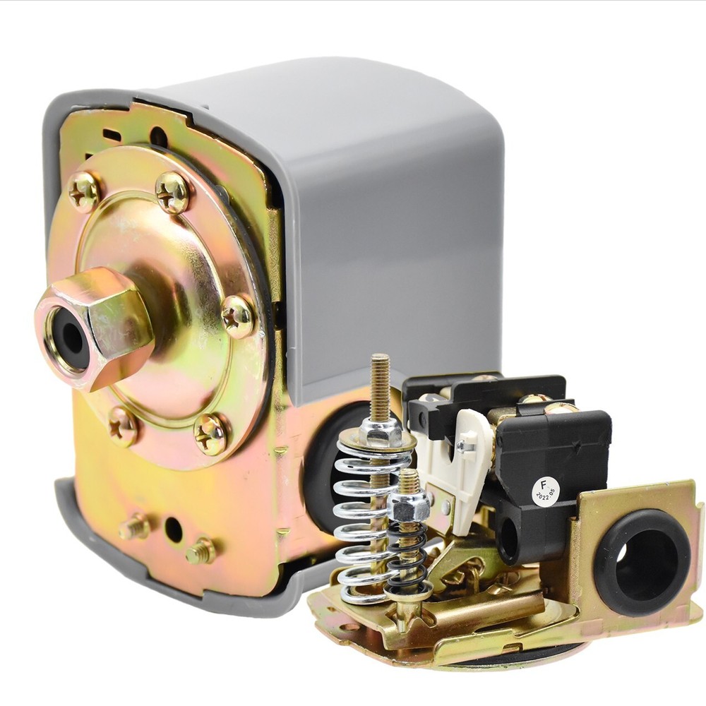 40-60 PSI Well Water Pump Pressure Control Switch Adjustable Double Spring Pole