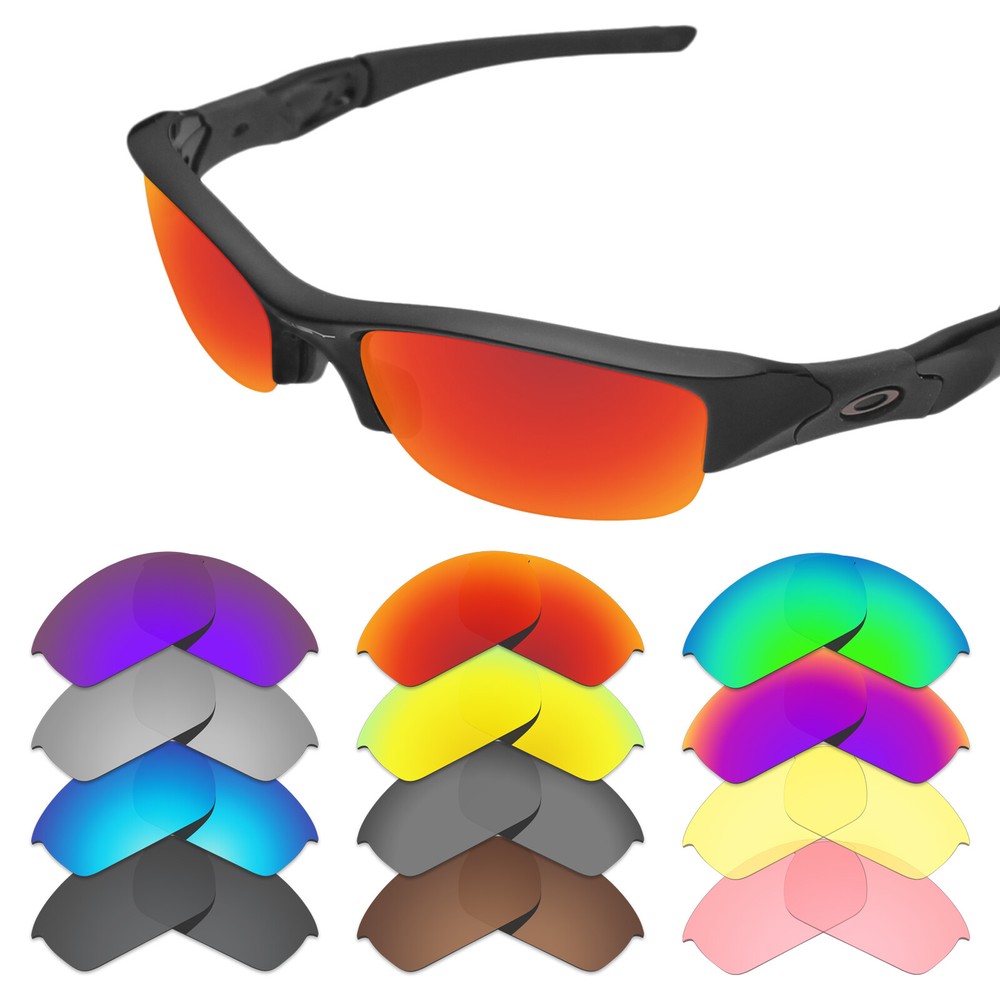 EYAR Replacement Lenses for-Oakley Flak Jacket Sunglasses - Multiple Options