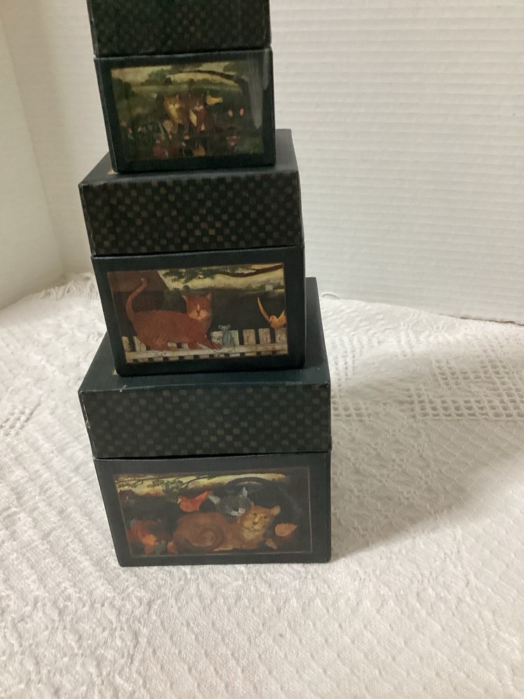 Bobs Boxes Primitive Cats