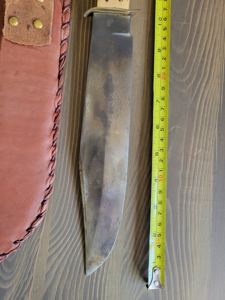 LARGE Solingen German Bowie Knife w/Custom Sheath