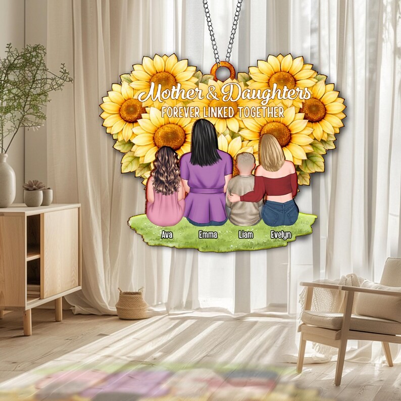 Personalized Mom Gift Suncatcher Acrylic