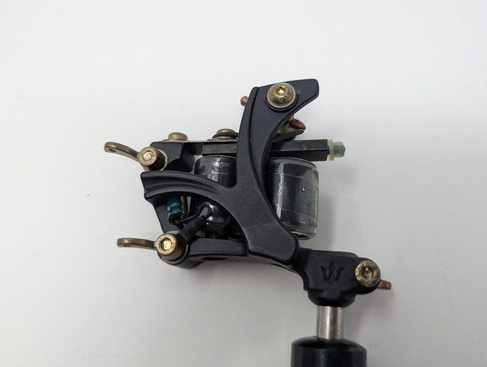 Dragonhawk Golden Trident Coil Tattoo Machine Black (E3)