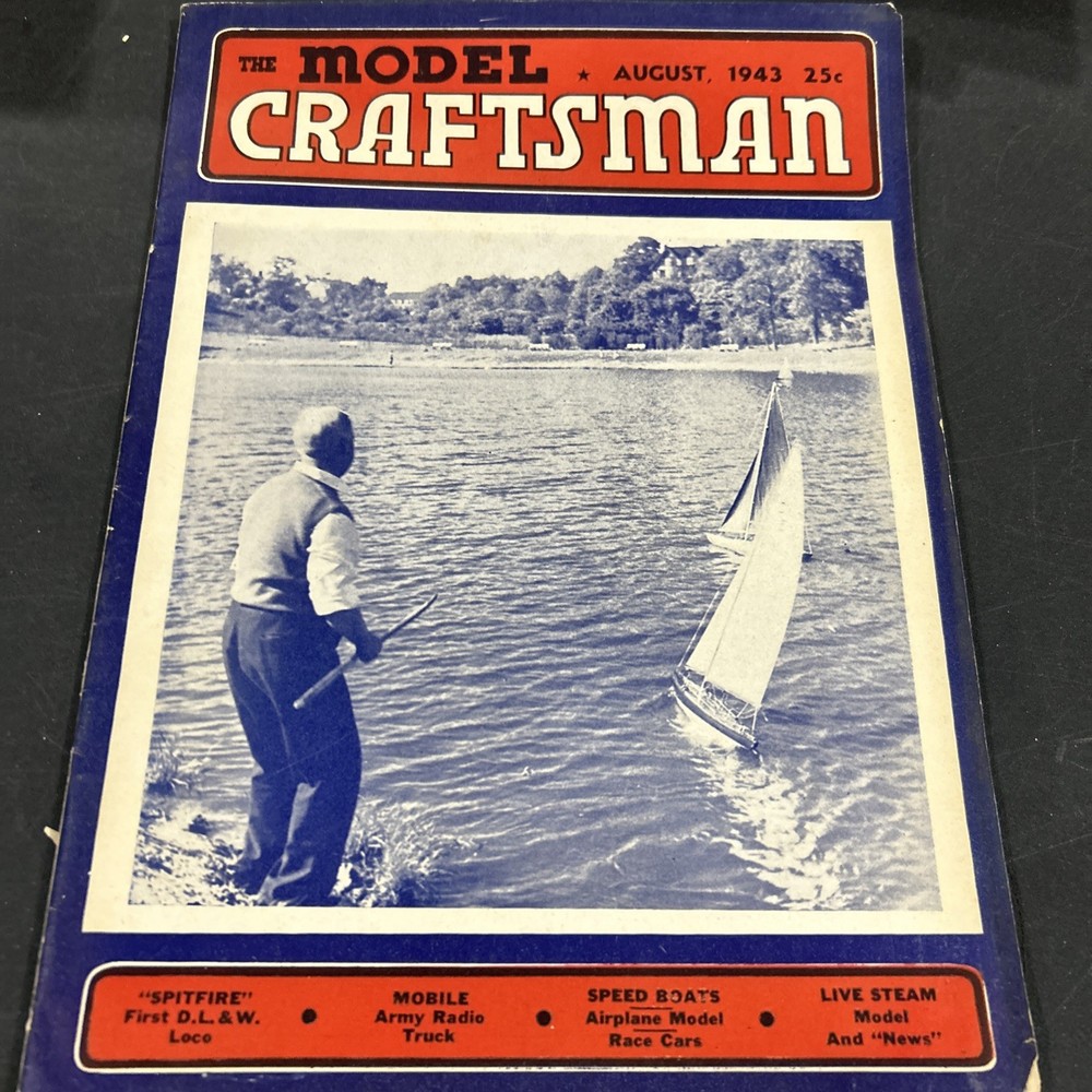 Model Craftsman August, 1943