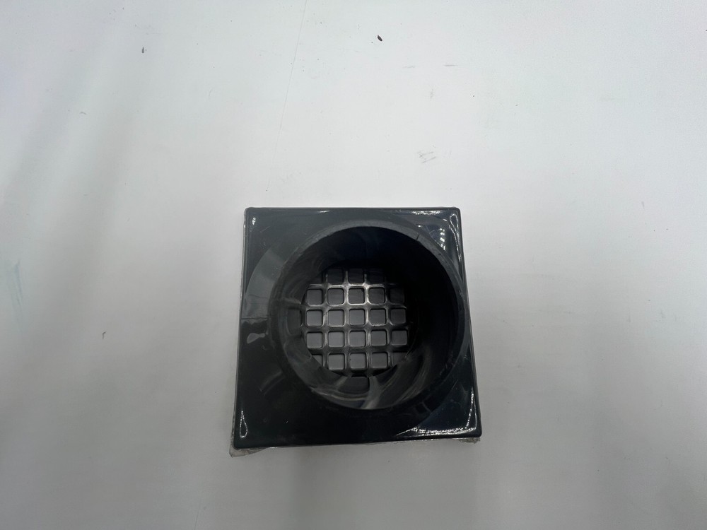 2 Pack Oatey 130 Series Drain Square Silver Black