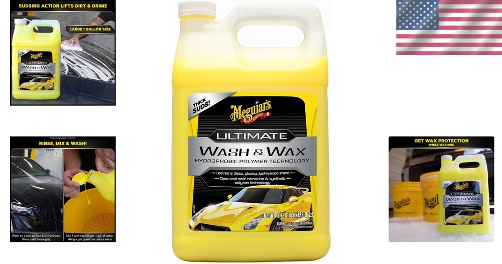 Professional Grade Car Wash & Wax Solution