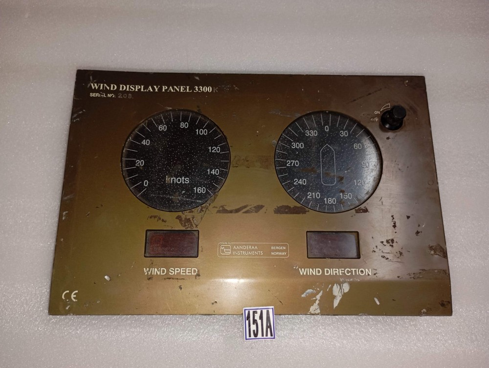 Aanderaa WIND SPEED WIND DISPLAY PANEL 3300 7-14V DC