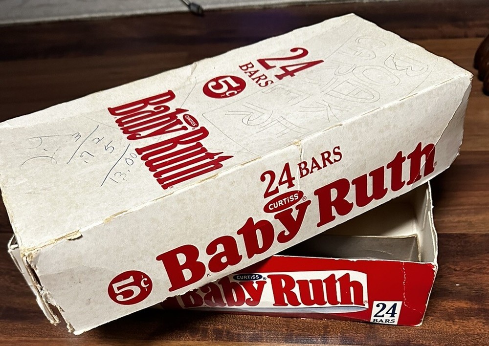 Vintage baby Ruth empty box candy bars