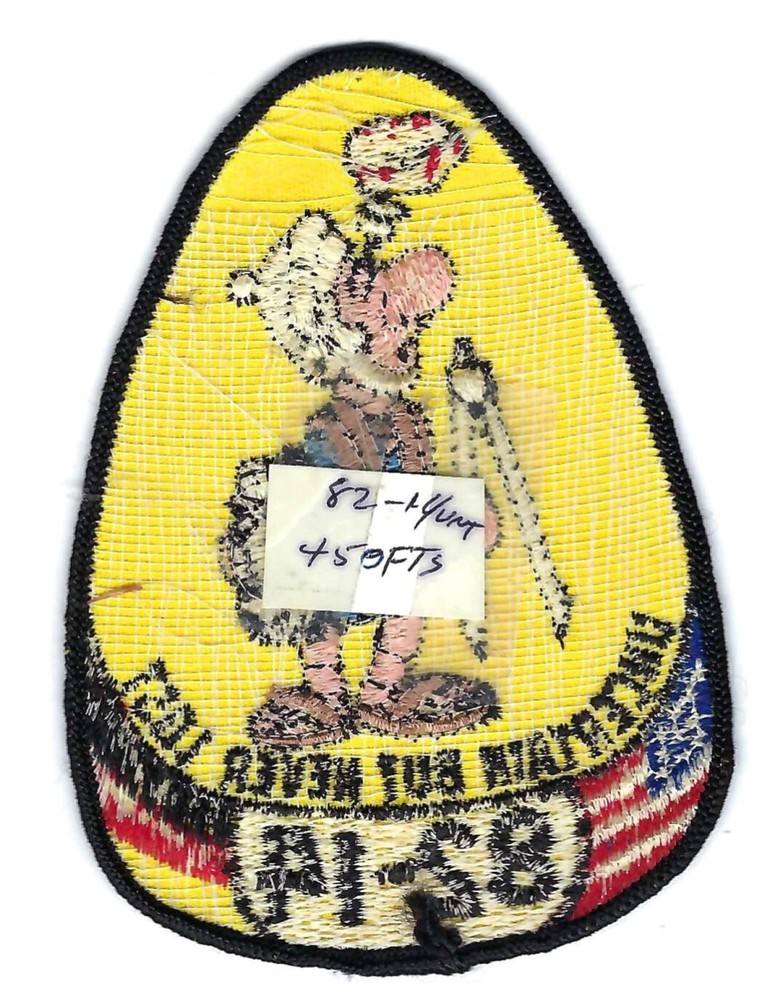 80's NAVIGATOR TRAINING CLASS 82-14 "UNCERTAIN BUT NEVER LOST" patch