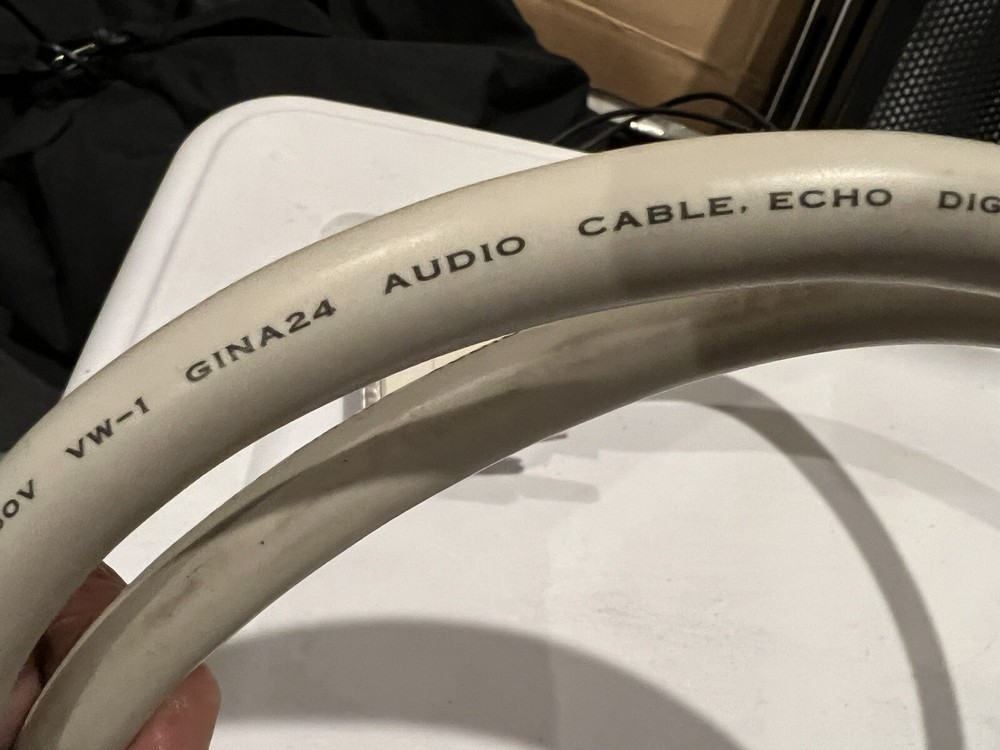 ECHO GINA 24/96 AUDIO INTERFACE BOX WITH COMPUTER CABLE