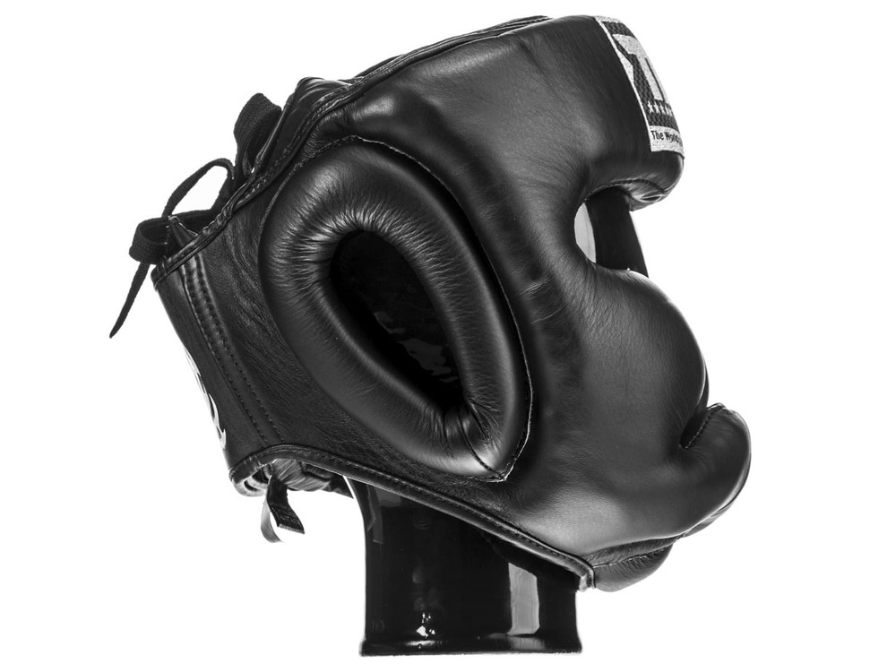 Top King Boxing Sparring Helmet TKHGEC-LV "EXTRA COVERAGE" Black