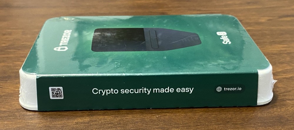 Trezor Safe 3 Passphrase Element Protected Crypto Hardware Wallet - Sealed