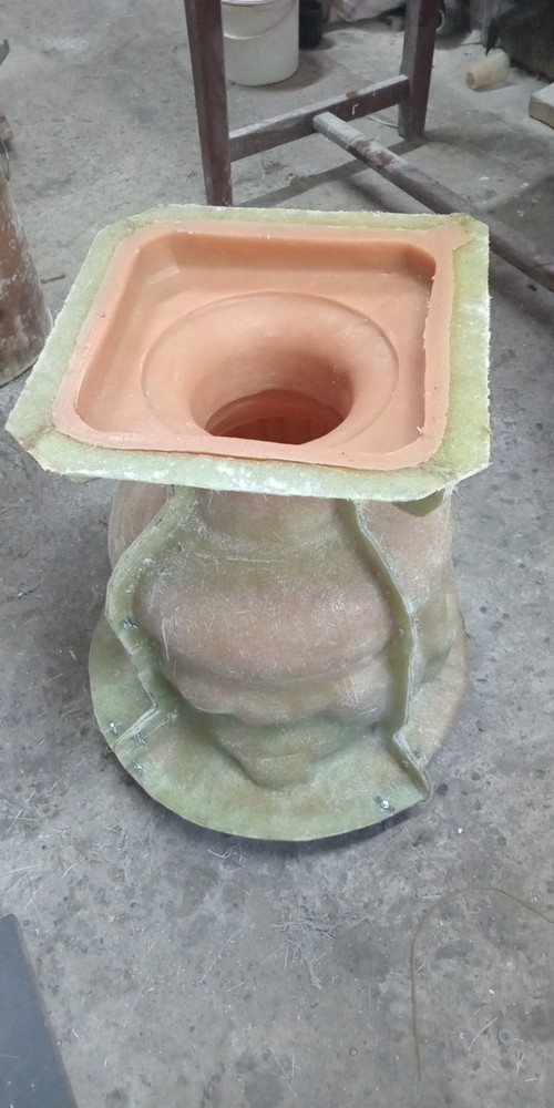 Polyurethane flexible mold with a plastic frame"Flowerpot grapes"
