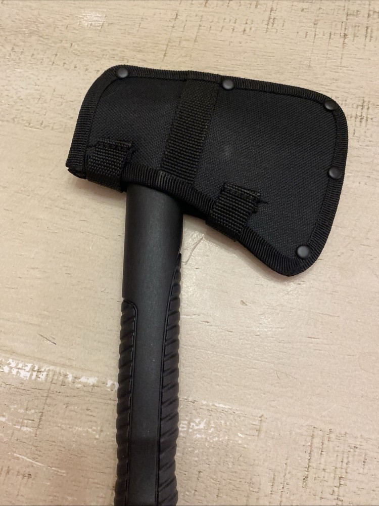 Camillus Black Hatchet Axe Plastic Handle & Sheath
