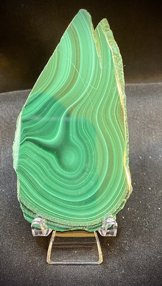 Malachite Slab With Stand 50 grams