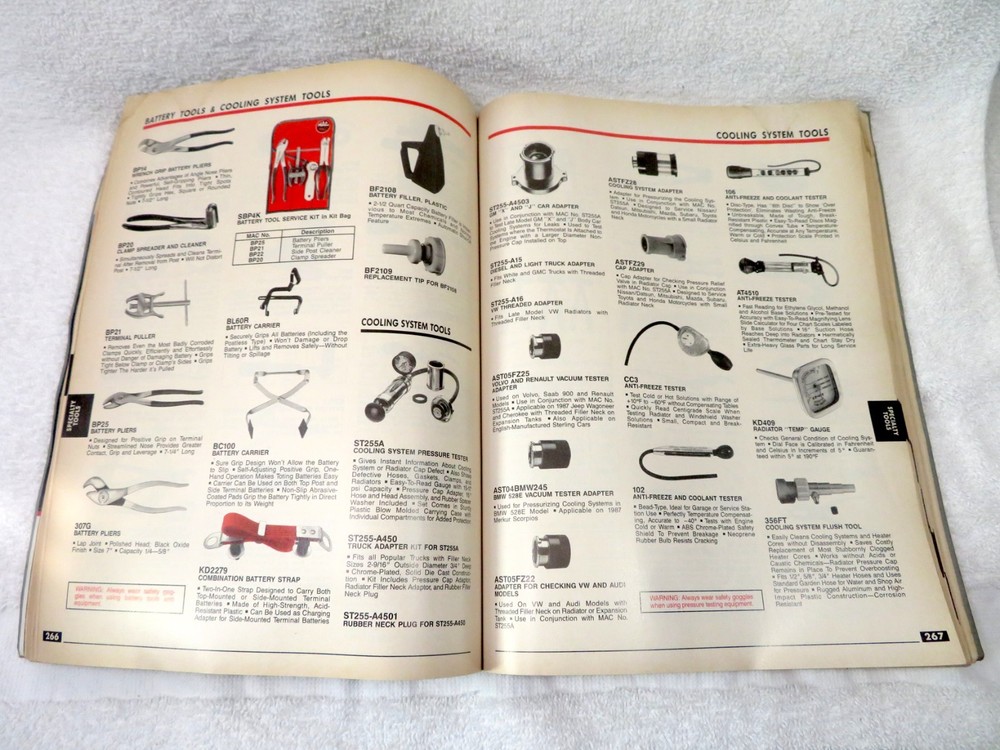 1989 1990 MAC Tools Product Catalog Automotive Tools