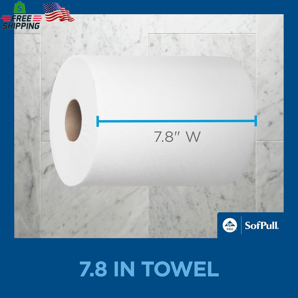 Georgia-Pacific Sofpull Centerpull Regular Capacity Premium Paper Towel, White,