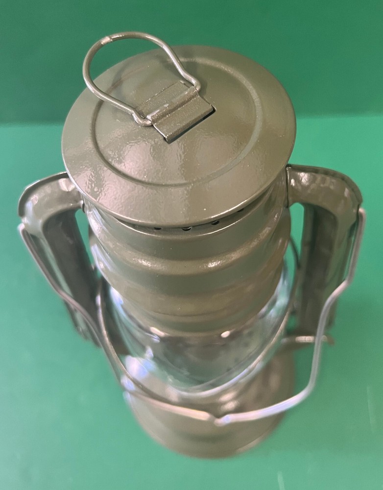 GERMAN OD COLORED FIELD LANTERN