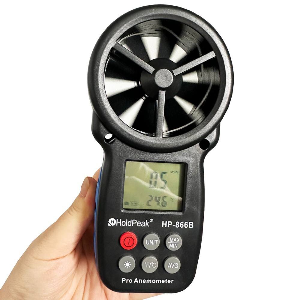 Digital Anemometers Wind Chill Indication Function Wind Speed Range 0.3~30m/s