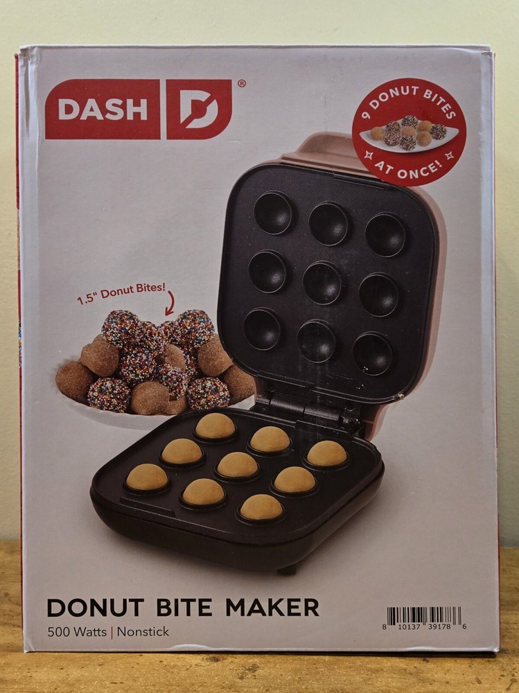 DASH Donut Bite Maker, Pink with Manual, Preowned