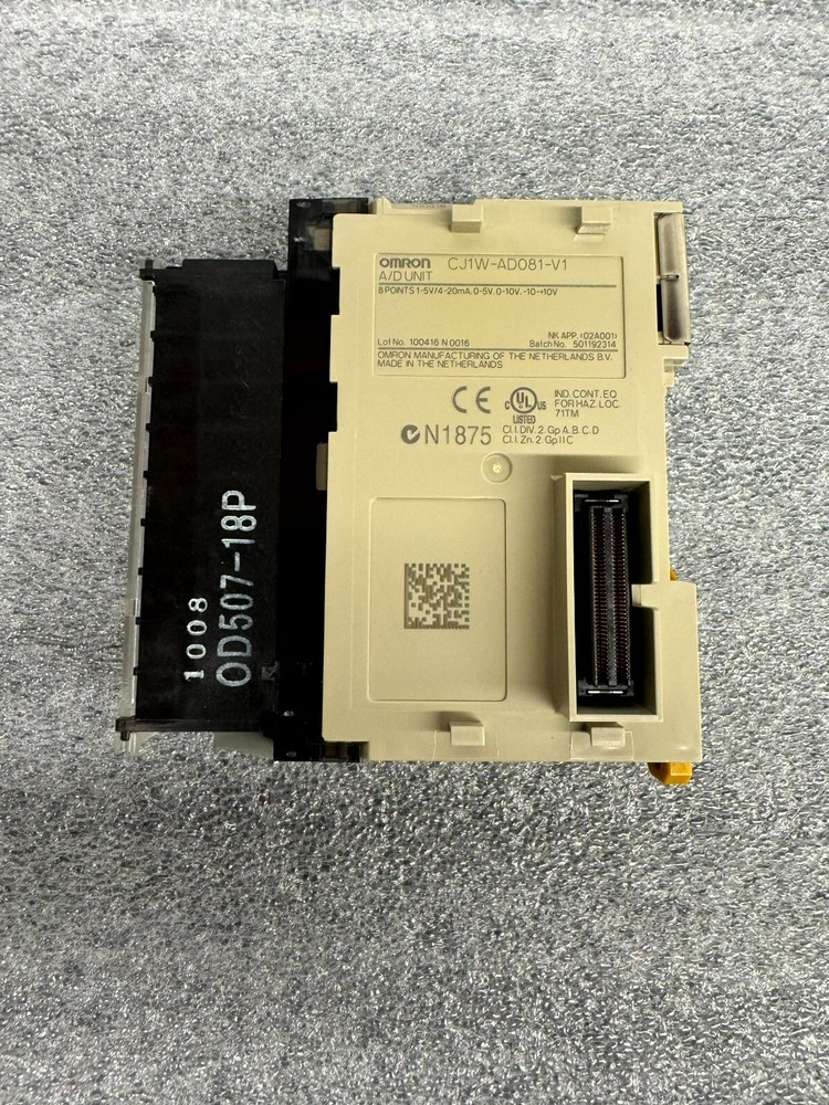 OMRON A/D UNIT CJ1W-AD081-V1